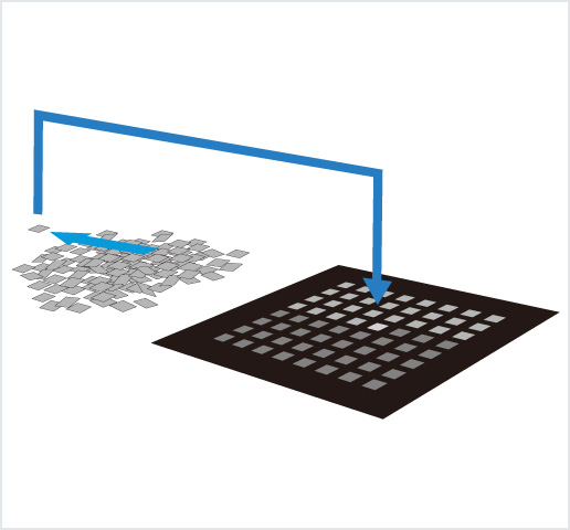 ［Image］Tray setter： 小尺寸单片用托盘排列机